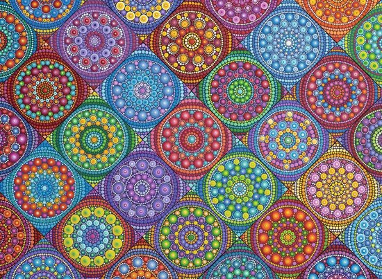 Elspeth McLean: Magnificent Mandalas 500 PC Puzzle