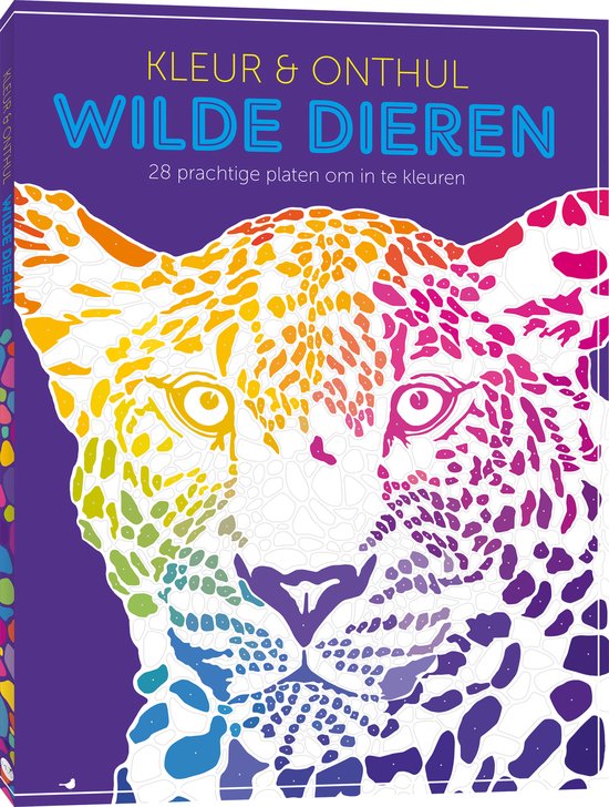 Kleur & Onthul: Wilde dieren - cover