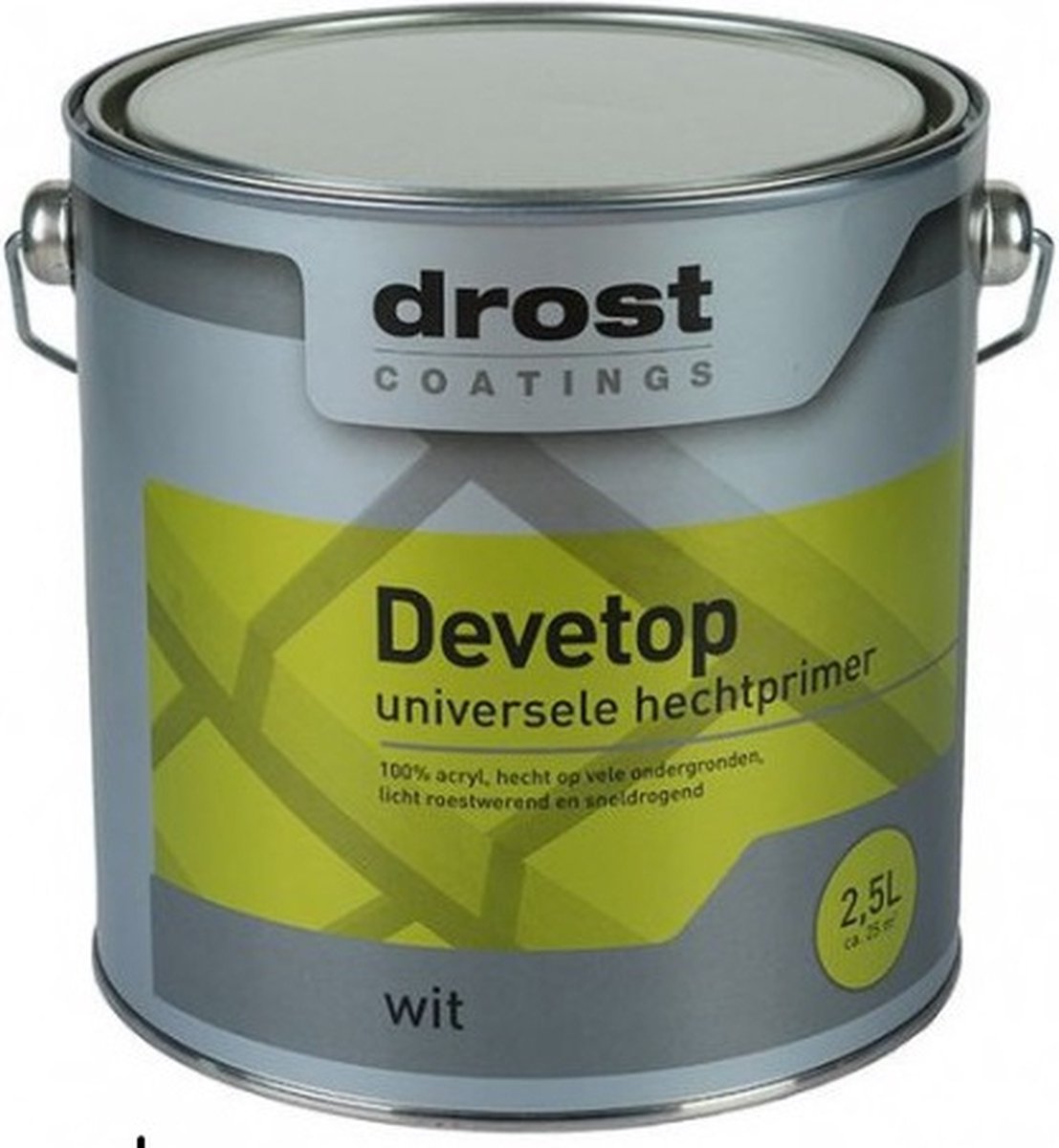 Devetop Universele hechtprimer wit 2.5 liter