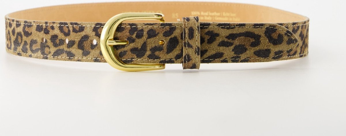 Teatro - Suus - Riem - Dames - Suede - Leer - Luipaard - 85 cm