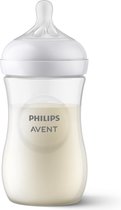 Philips Avent Natural Response Babyfles - 1 Fles - 260 ml - 1+ maanden - Snelheid 3-speen - SCY903/01 - Babyfles