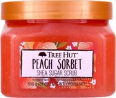 Tree Hut Peach Sorbet Shea Sugar Body Scrub - Lichaamsscrub - Bad & Douche - Exfoliating - 510g