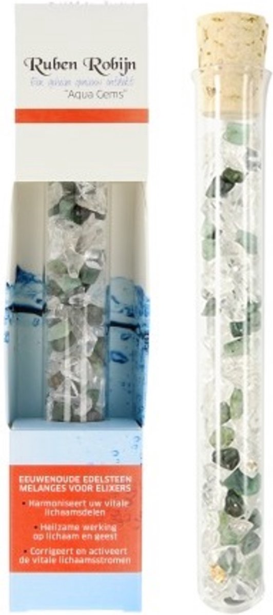Goedkoopste Ruben Robijn Oriëntatie & Groei small Aqua Gems edelsteenwand