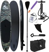 Pacific Special Edition Sup Board - Complete Set - Camouflage - incl GRATIS Waterproof Telefoonhoesje en Watergun - 305 cm - 7 Delig - Opblaasbaar