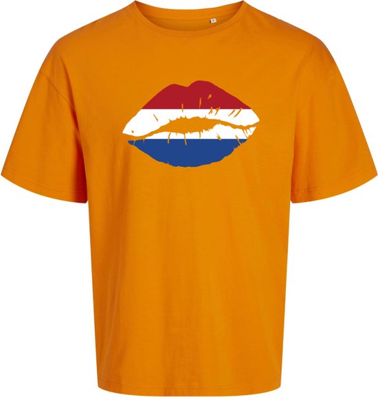 Maillot Oranje - Rouge Wit Blauw - Kiss - Nice pour le Championnat d'Europe - Taille L