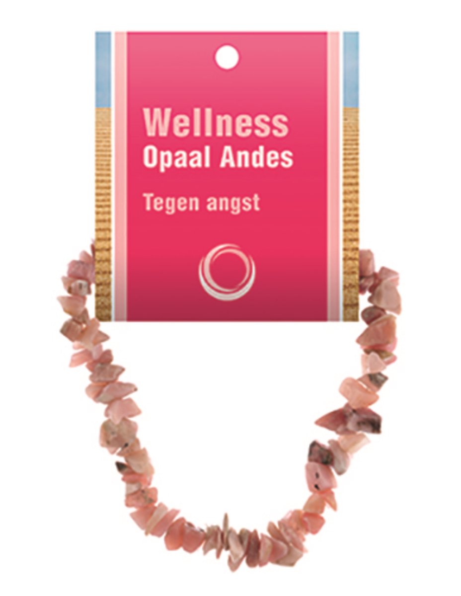 Opaal Andes splitarmband + kaart