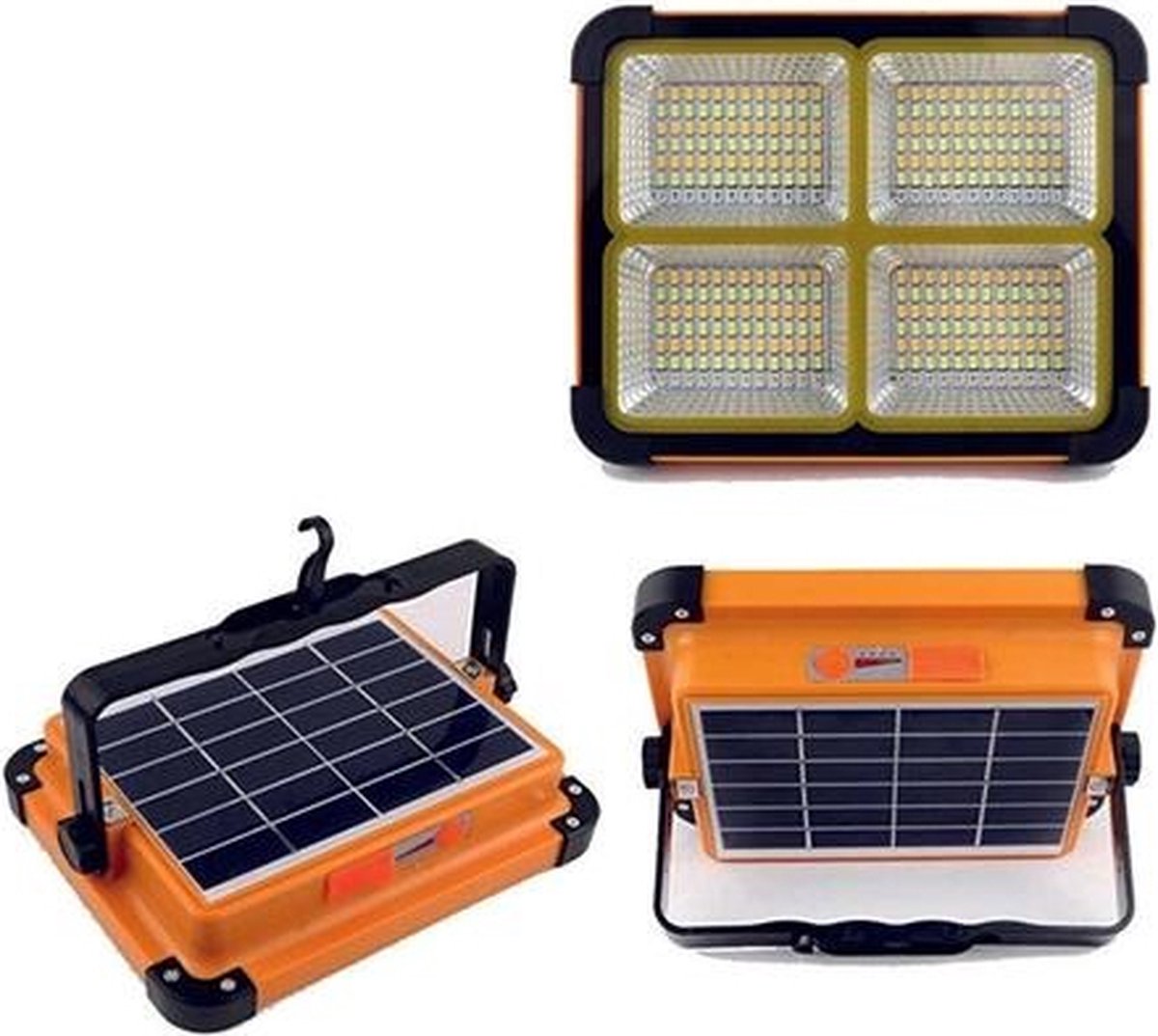 TURBO 400w - Solar - CCT -Werklamp - Draagbaar - LED lamp - powerbank - Waterdicht IP44 - Oplaadbaar - Zonnepaneel