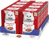 Gourmet Mon Petit Intense - Kattenvoer Natvoer - Vis - 48 x 50 g