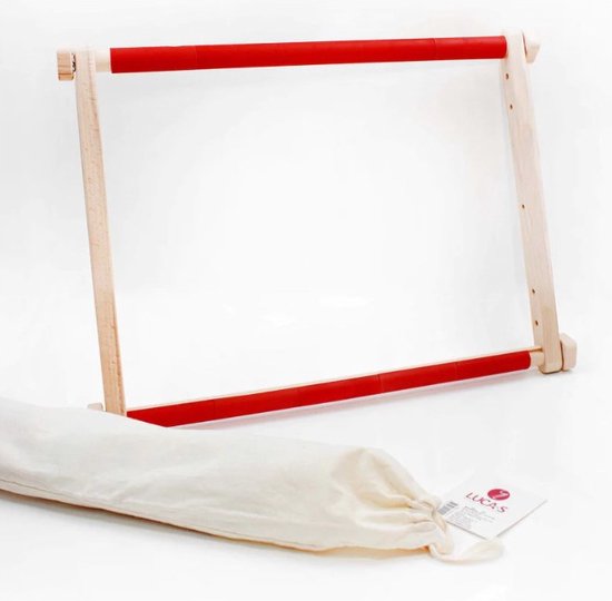 Foto: Borduurraam 40 x 56 hout luca s geschikt voor de tafelframes van luca s of om los te gebruiken