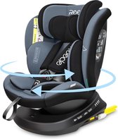 Reecle Kinderstoel Auto - Austostoel - Zitverhoger - Kinderzitje Auto - Autostoeltjes - Zitverhoger Isofix Draaibaar - Autostoel Groep 2 3 - Autozitje - Stoelverhoger - Zitverhogers