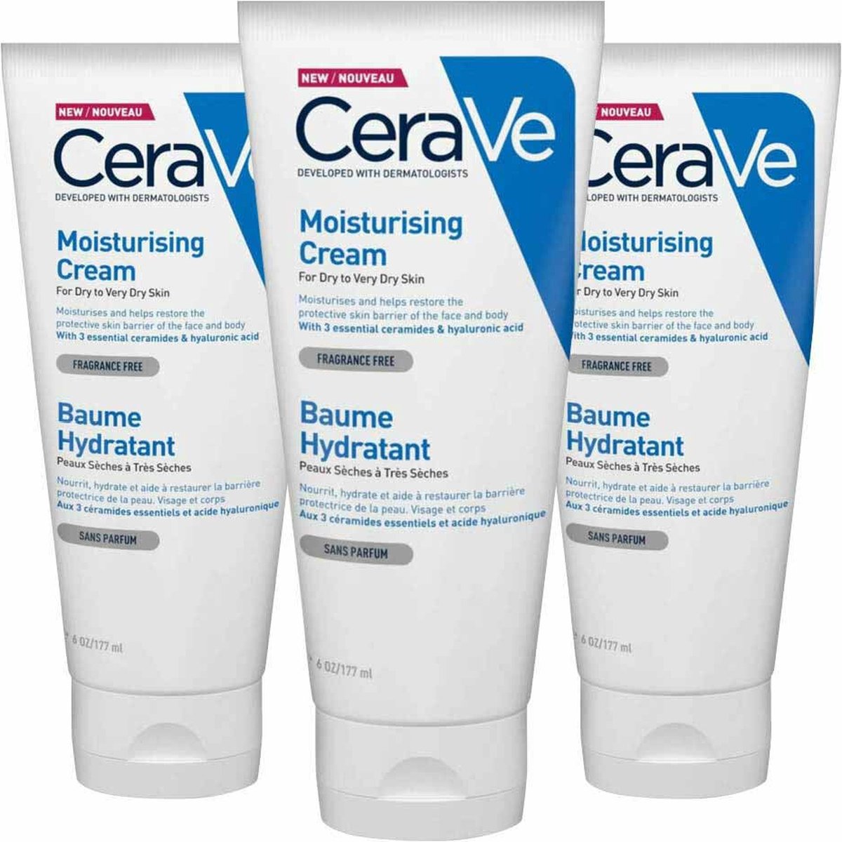 Goedkoopste 3x CeraVe Hydraterende Crème 177 ml