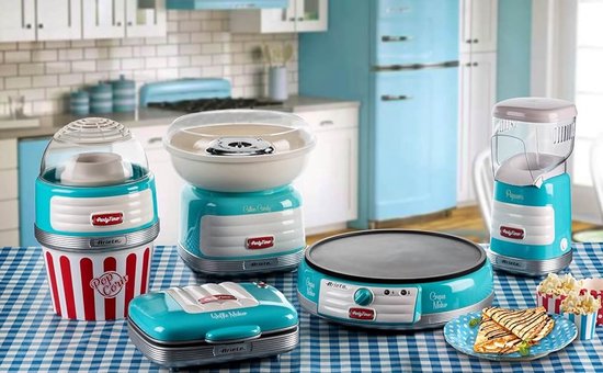 Ariete 0202/01 Pannenkoekenmaker - Crêpemaker - 30 centimeter - Regelbare thermostaat - Inclusief Accessoires - blauw — afbeelding 3