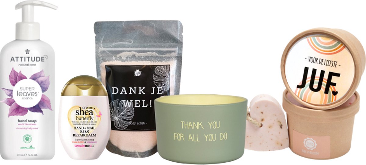 Goedkoopste Attitude Cadeauset Juf Bedankt