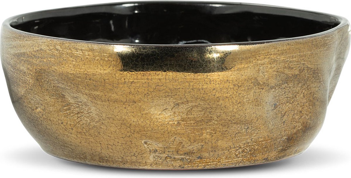 Dutchdeluxes Dented Bowl L Platinum Brons - 1 stuk - kom