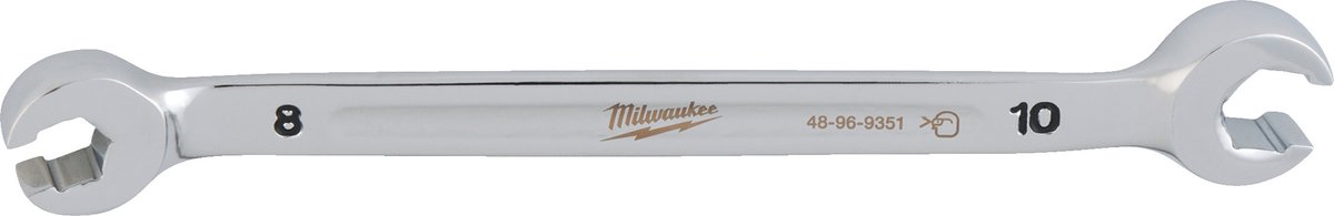 Milwaukee 4932480626 8 x 10 mm Flare Nut Spanner