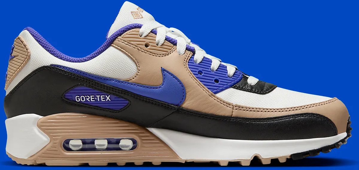 Nike Air Max 90 GTX bruin - wit - blauw - zwart