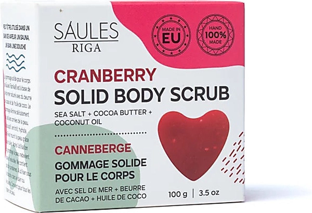 Goedkoopste Natuurlijke Scrub Zeep Cranberry