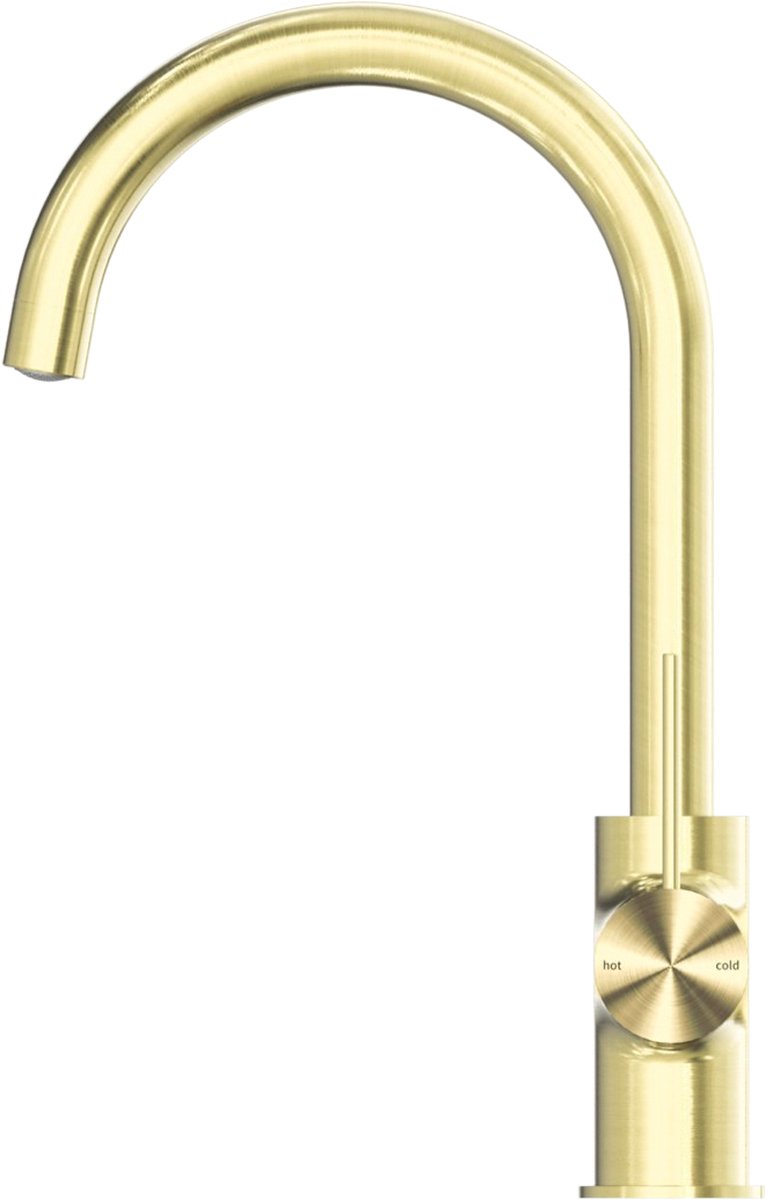 Owen & Finch Luxe 1-Gats Keukenmengkraan – Brushed Champagne Gold | Geborsteld Champagne Goud PVD – Messing