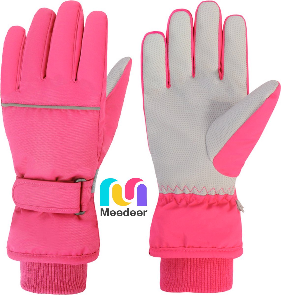 Winterhandschoenen（ warme skihandschoenen waterdicht en winddicht verdikt wintertijd handschoenen geschikt voor meisjes（ 10-14 jaar）