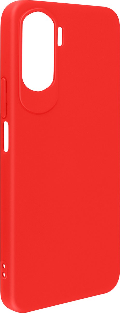 Avizar Soft-Touch Hoesje Geschikt voor Honor 90 Lite Serie Fast Cover Antislip, Rood