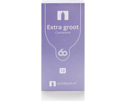 Condoom.nl - Extra Grote 60mm Condooms - 12 stuks - Condoom.nl - Veilig Vrijen
