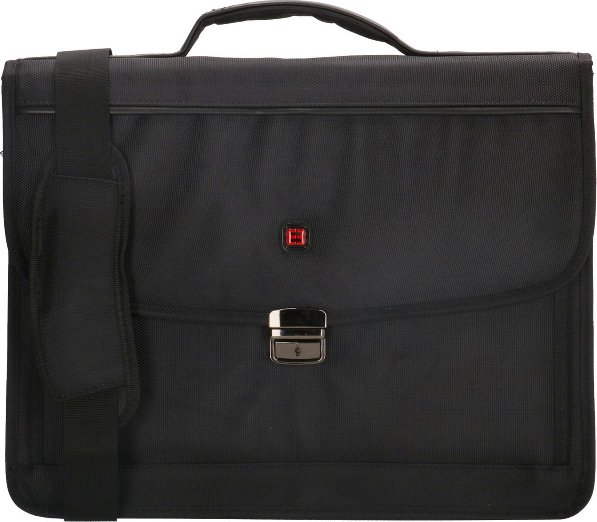 Enrico Benetti Carter Aktetas 15 inch laptop, 19L - 31213 - Zwart