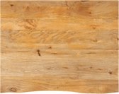 vidaXL Tafelblad met natuurlijke rand 40x30x2,5 cm massief mangohout