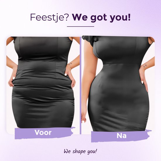 String correcteur taille haute pour Femme - string correcteur - Zwart - Taille S - Ultra doux - sous-vêtements correcteurs femme - Sous-vêtements sans couture femme - Sous-vêtements sans couture femme - String correcteur