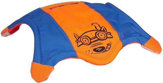 Chuckit! Flying Squirrel - Hondenspeelgoed - Hondenspeeltje - Frisbee - Drijvend - Ø35 cm - Blauw/Oranje