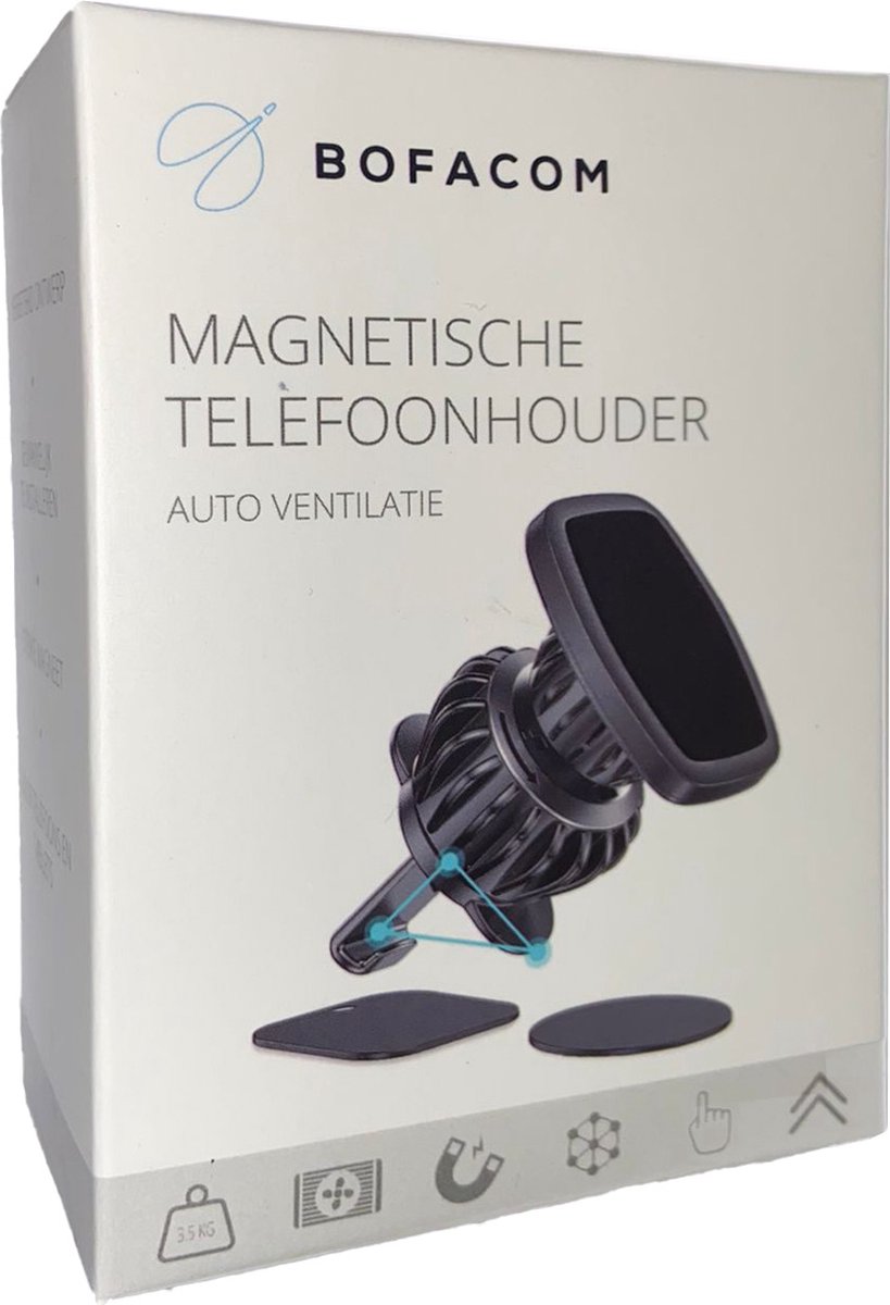 Magnetische Telefoonhouder Auto Ventilatie - Sterke Magneet - Offroad & Drempel Proof - Haakclip Beschermt Ventilatierooster - Mobiel Houder - Autohouder - Auto Accessoires - 2 Stuks – foto 7