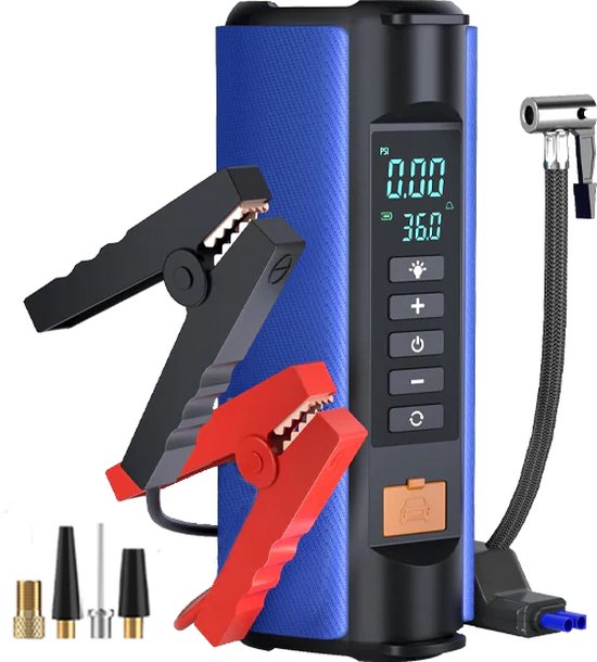 ResQmotive Autorevive Plus accustarter - bandenpomp - LED verlichting - powerbank