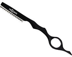 Razzaro Styling Razor - Feather - Zwart - Kappers mes - Haar snijden - Uitdun mes
