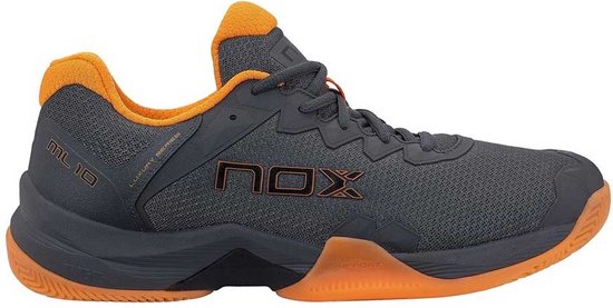 Nox AT10 Lux Heren - Sportschoenen - Padel - Smashcourt - Grey/Orange