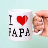 De la tasse bleue j'aime papa