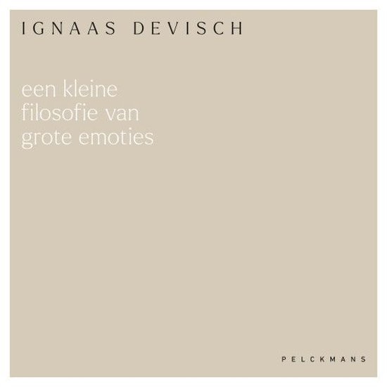 Een kleine filosofie van grote emoties - cover