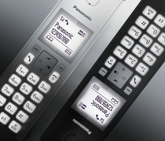 Panasonic KX-TGK220 DECT-Draadloze telefoon met nummerherkenning en BEANTWOORDER; zwart foto 4