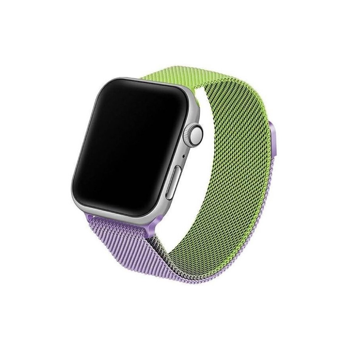 Beline pasek smartwatchbandje voor Apple Watch 38-40-41mm groen-paars