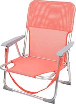 Strandstoel Opvouwbaar - Campingstoel - Vouwstoel - Inklapbaar - Oranje