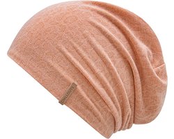 Chillouts beanie muts Rochester zalm in one size