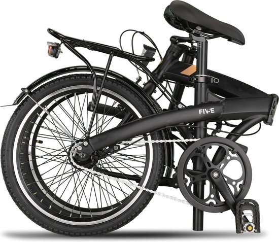 Pacto Five N7 Vouwfiets Zwart Shimano Nexus 7v Terugtraprem Plooifiets 20 inch Aluminium Folding Bike van PACTO — afbeelding 4