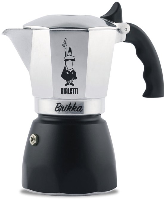 Bialetti Brikka - Percolator - 2 kops - Aluminium