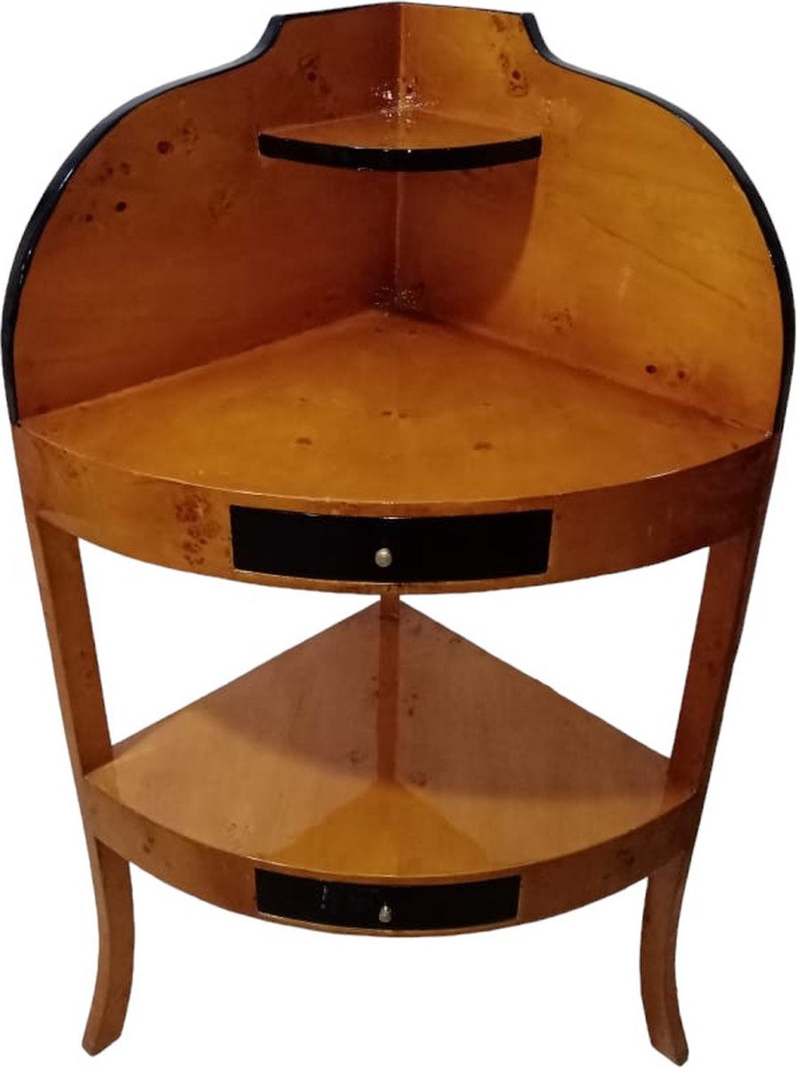 Barok hoektafel met 2 laden