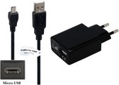 OneOne 3A lader + 3,2m robuuste Micro USB kabel. TUV / GS 100% veilig. Oplader past op o.a. Lenovo Yoga Tab 3 8", Yoga BOOK YB1-X90F, IdeaTab S2109A, ThinkPad 10, 8 20BN, 8 20BQ, B8000