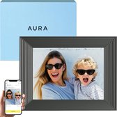 Aura Mason HD digitale fotolijst 9 inch wifi cloud gratis onbeperkte opslag stuur foto's overal - grafiet