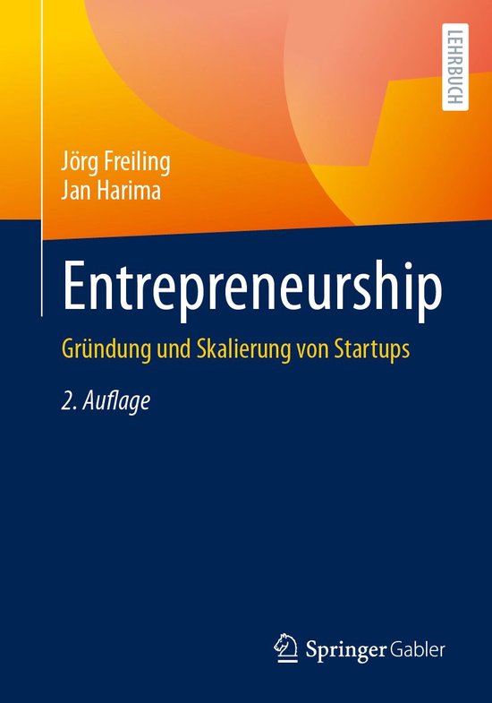 Business and Economics (German Language) - Entrepreneurship - cover
