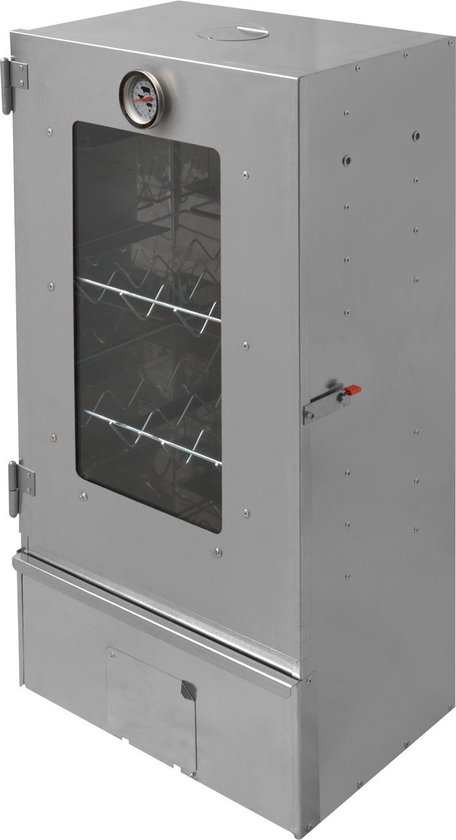 2L Home&Garden Rookoven XL geheel Roestvrij Staal - Inclusief elektrisch spiraal > Tweede Kansje !