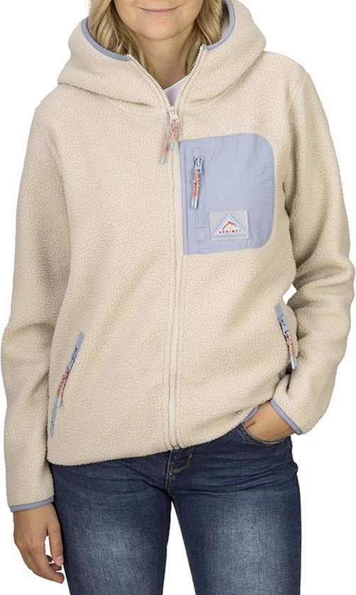 WE Fashion sweatvest met textuur gold melange