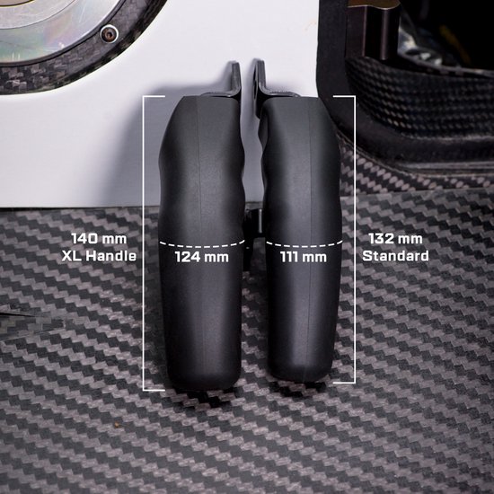 Asetek XL Handles - Racesim Accessoires Zwart van Asetek — afbeelding 3