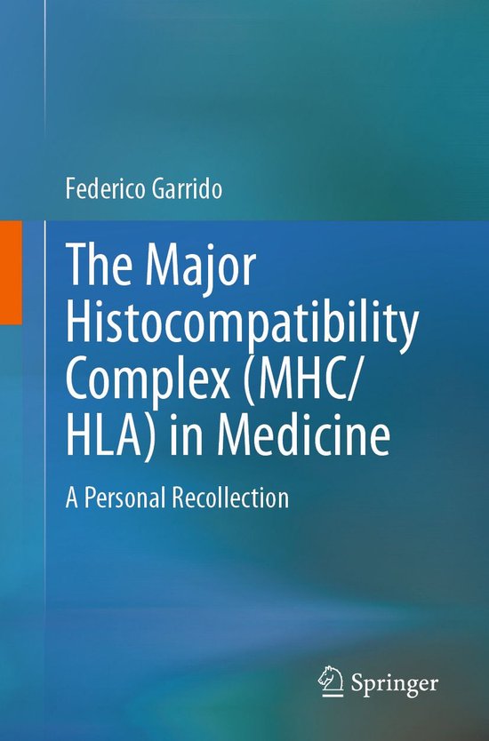 Couverture de livre : The Major Histocompatibility Complex (MHC/ HLA) in Medicine, A Personal Recollection par Federico Garrido. Éditeur : Springer.