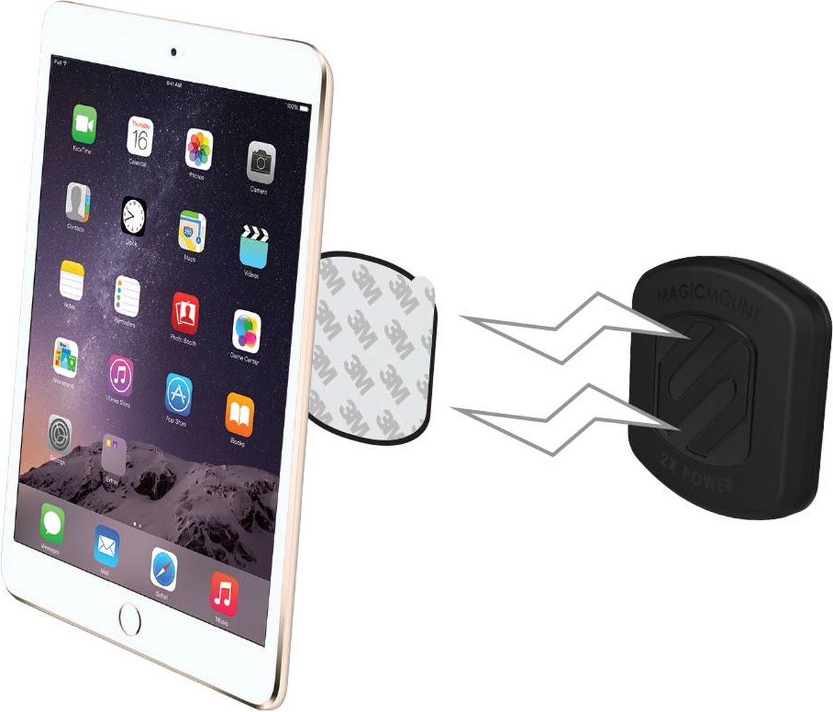 Scosche Magnetic Flush Mount For Tablets & Other Devices